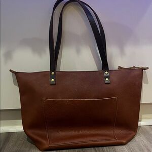 Portland Leather Goods Large Zip Tote